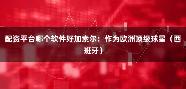 配资平台哪个软件好加索尔：作为欧洲顶级球星（西班牙）